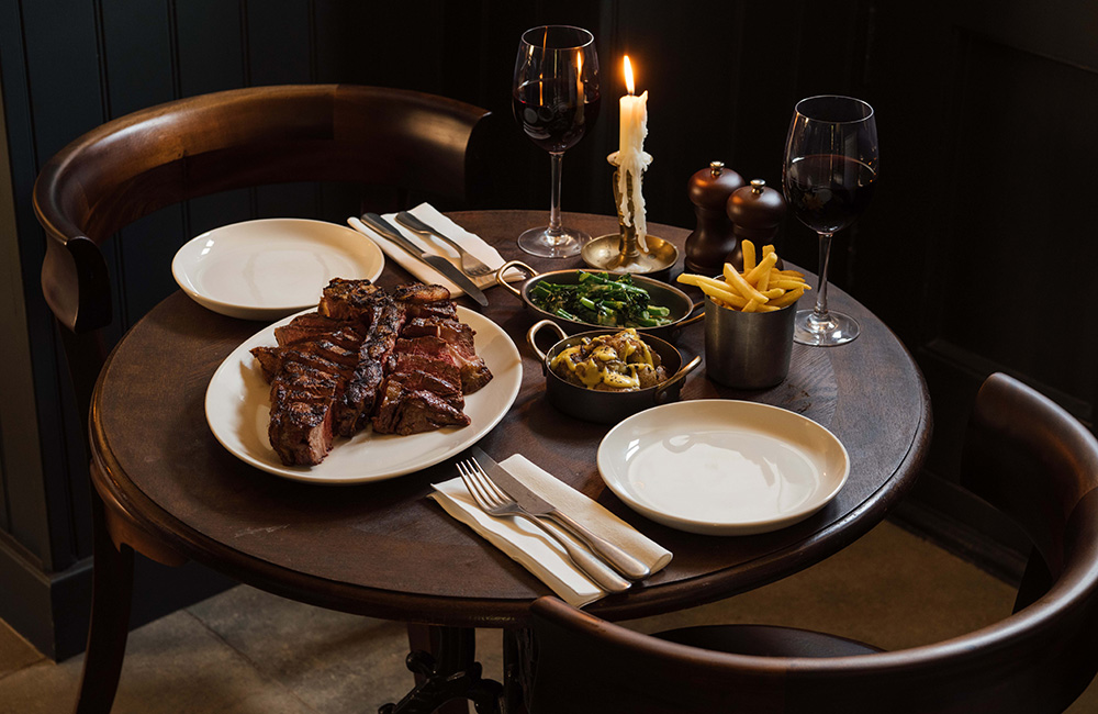 New menu at the White Horse Holme-next-the-Sea in Norfolk.