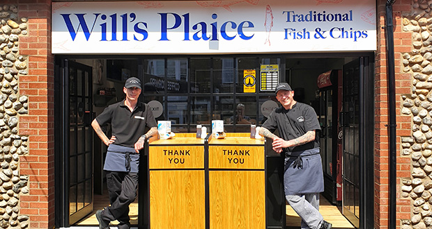 Will's Plaice in East Runton, North Norfolk.