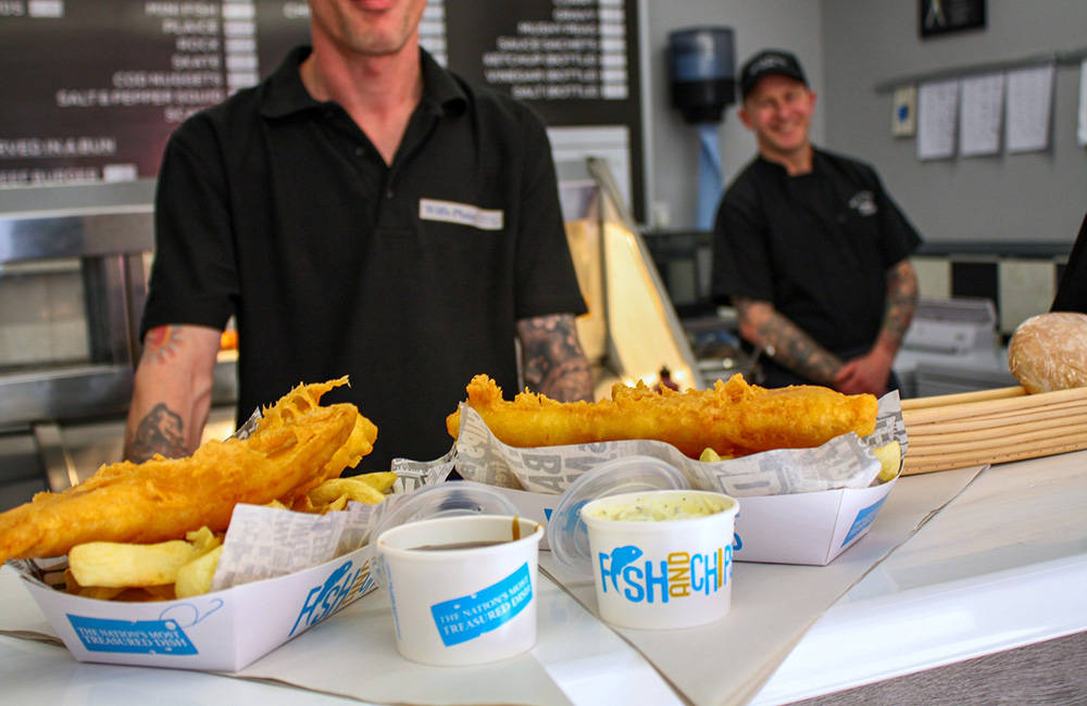 Will's Plaice Fish & Chips in East Runton, North Norfolk.