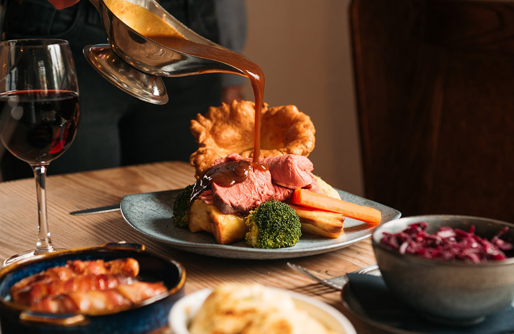 Sunday Roasts at The Jolly Sailors in Brancaster Staithe, North Norfolk.